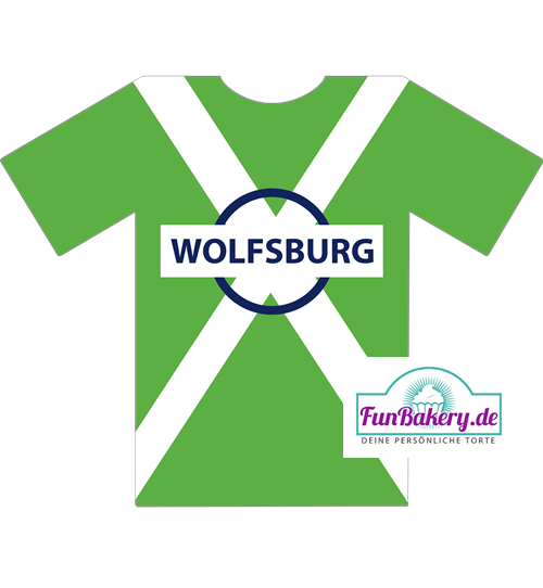 Essbares Fussball Trikot Wolfsburg