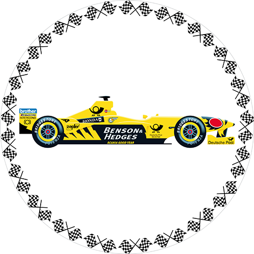 Formel 1 - gelb 1