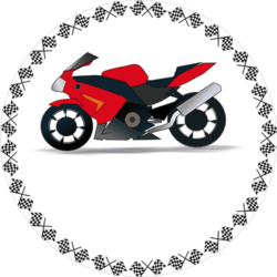 Rotes Motorrad 1