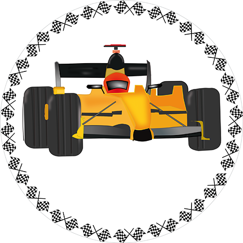 Formel 1 orange 1