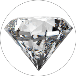 Schillernder Diamant