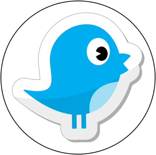 Social Media Bird Tortenaufleger
